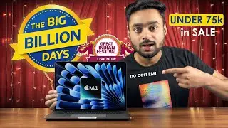 Macbook Air M4 Price Revealed⚡flipkart BBD & Amazon Great indian festival sale !