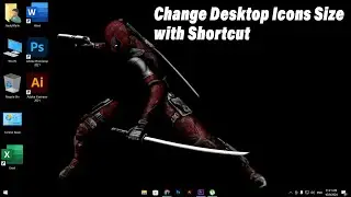 How to Easily Change Desktop Icon Size in Windows 10 || Virtual Comrade