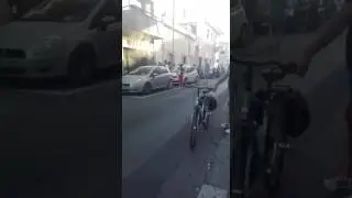 Incendio in via Generale Cantore