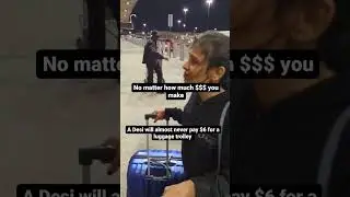 Paying $6 for a luggage trolley at US airport - Indian in USA