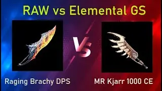 RAW vs Kjarr Elemental Great Sword - TCS III Comparison - MHW Iceborne Math