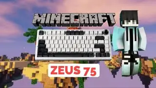 Review Keyboard mechanical shadowxAula Zeus 75!!! || Minecraft