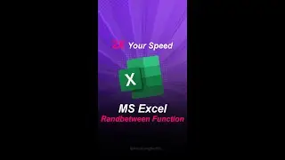 Generate random data in excel, New Trick😍