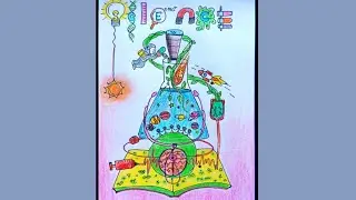 Easy National Science Day Poster Drawing- step by step | 🚀 | How to Draw Science day Poster | 28 Feb