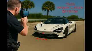 McLaren 750S Radar/Laser Defense System