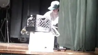 15 yr old girl Street Drumming on Stage!!