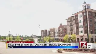 New Sweetwater Town Center development in Apex