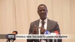 OYEDELE: NEW TAX LAWS TO LOWER TAX BURDEN 