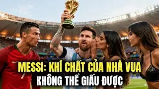 MESSI: KHÍ CHẤT CỦA NHÀ VUA KHÔNG THỂ GIẤU ĐƯỢC