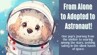 From Alone to #Adopted to #Astronaut: A Pup's Pawsome Journey! #dog