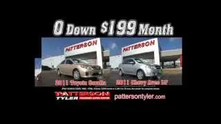 Used cars in Tyler Texas at Patterson Tyler Super Center
