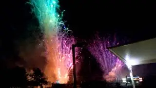 Fireworks show 7-3-2014 Arkansas Naturals Baseball park