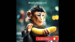 monkey offers banana9  #monkey #funny #monyet #shorts  #viralvideo #fyp #shortfeed #shorts #short