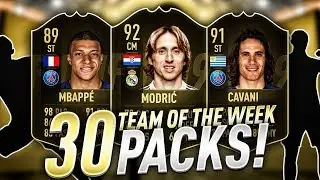 30x TOTW PACKS! INSANE PULLS! FIFA 19 Ultimate Team