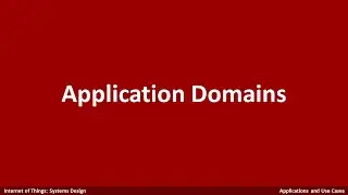 Lesson 1-2 [Applications and Use Cases] Application Domains