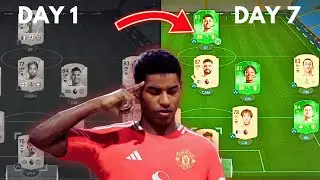 I SPENT 7 DAYS UPGRADING MY MAN UTD PAST & PRESENT SQUAD! FC25 RTG