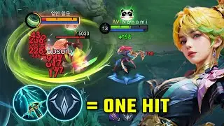 HANABI ONE HIT = ENEMY DELETED!! INSANE OP BUILD 2025 🔥 Hanabi best build 2025 ~ MLBB