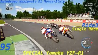 Ride3: PS4 Autodromo Nazionale Di Monza-Italy - Single Race - SPECIAL Yamaha YZF-R1 0-999PP