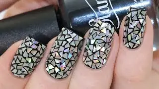 DISCO / BROKEN MIRROR NAIL ART TUTORIAL