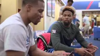 Victor Cruz and Odell Beckham - &ldquo;Locker Room&rdquo; Fantasy Talk