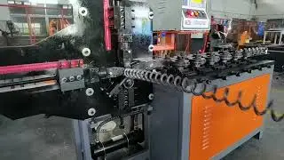 high carbon Screw Conveyor spiral spring making machines .---15 years Merit wire Bending machine