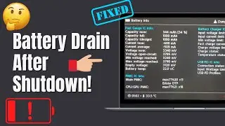 Laptop Battery Draining After Shutdown? Fix for Windows 10/11 (2025 Guide)