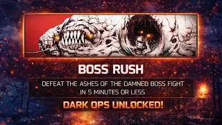 The FASTEST Way To Unlock BOSS RUSH Dark Ops Calling Card! | Black Ops 7 Zombies
