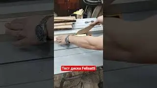 тест диска Felisatti #felisatti #woodworking #wood #tools #diy #дерево #powertools