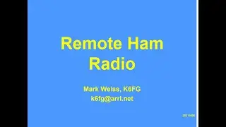 Remote Ham Radio with ICOM Software & Peripherals