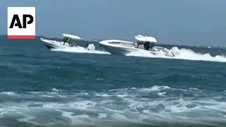 WATCH: Police stop a boat gone rogue in Florida