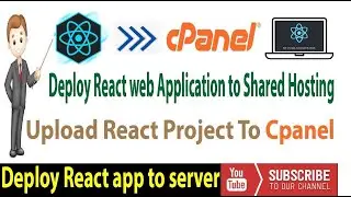 ⬆️ Upload React Project to CPanel | Upload React Project to Shared Hosting | 2022