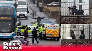 Ayrshire manhunt: Torture town murder cops swoop on Saltcoats streets in hunt for killer