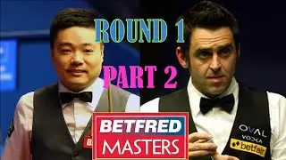 Betfred Masters 2021 | Ronnie O'Sullivan V Ding Junhui (Part2) Must Watch!!!