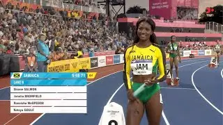 The Fastest Women's 4x400m | England Defeats Jamaica Team