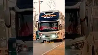 Heritage Travel.Sleeper bus.#bus_lover #heritage travels #stbustube