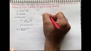 Exercise 1.22An infinite line charge produces a field of 9*10^4 N/C at a distance of 2 cm.calculate