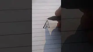 A word style font #youtubeshorts #drawing #art