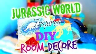 JURASSIC WORLD DIY ROOM DECOR SPECIAL : CANVAS + PILLOW + 3D BOX !!