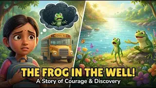 The Frog in the Well | Frog Story | Animation
