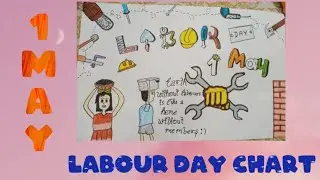 Labour Day Chart | Made by Aakriti |  A.S Dreamland|