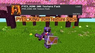 Best Minecraft Mcpe 1.21 PYES_KING 30K PVP Texture Pack😊🧡🖤👍🇧🇩#minecraft @ShadikGamer666