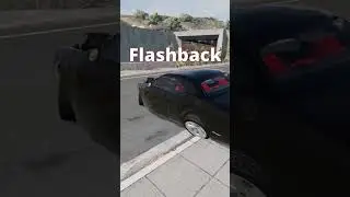 Flashback dodge challenger  #crazycars #flashback #beamngdrive #beamng #dodgechallenger #crash