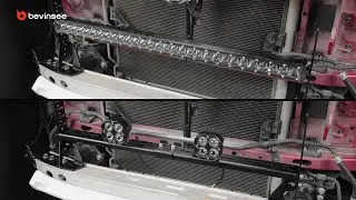 How to install Built-in Front Bumper Light Bracket For Toyota 4Runner 2014-2021