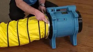 DRI-EAZ VORTEX - AXIAL AIR MOVER VENTILATION FAN - HANDS ON