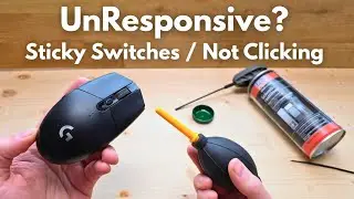 How to FIX Sticky or Unresponsive Buttons - Logitech G305 / G304 Wireless Mouse Buttons Not Clicking