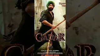 Gadar 2 Movie Releasing 11 August 2023 #shorts #gadar2 #sunnydeol