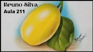 Maracujá pintura em tecido - Aula especialmente para iniciantes na pintura em tecido - Aula 211