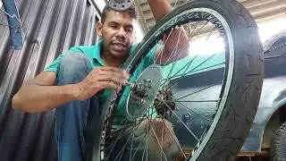 Segue essa dica na hora de instalar a coroa com esse sistema na sua bike motorizada