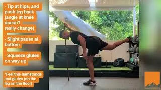 Assisted Single Leg Deadlift [Strength Exercises For Hikers]