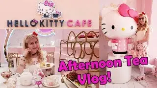 Hello Kitty Grand Cafe - Enjoying Afternoon Tea!